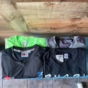 •Mens custom rugby tee bundle• Size L